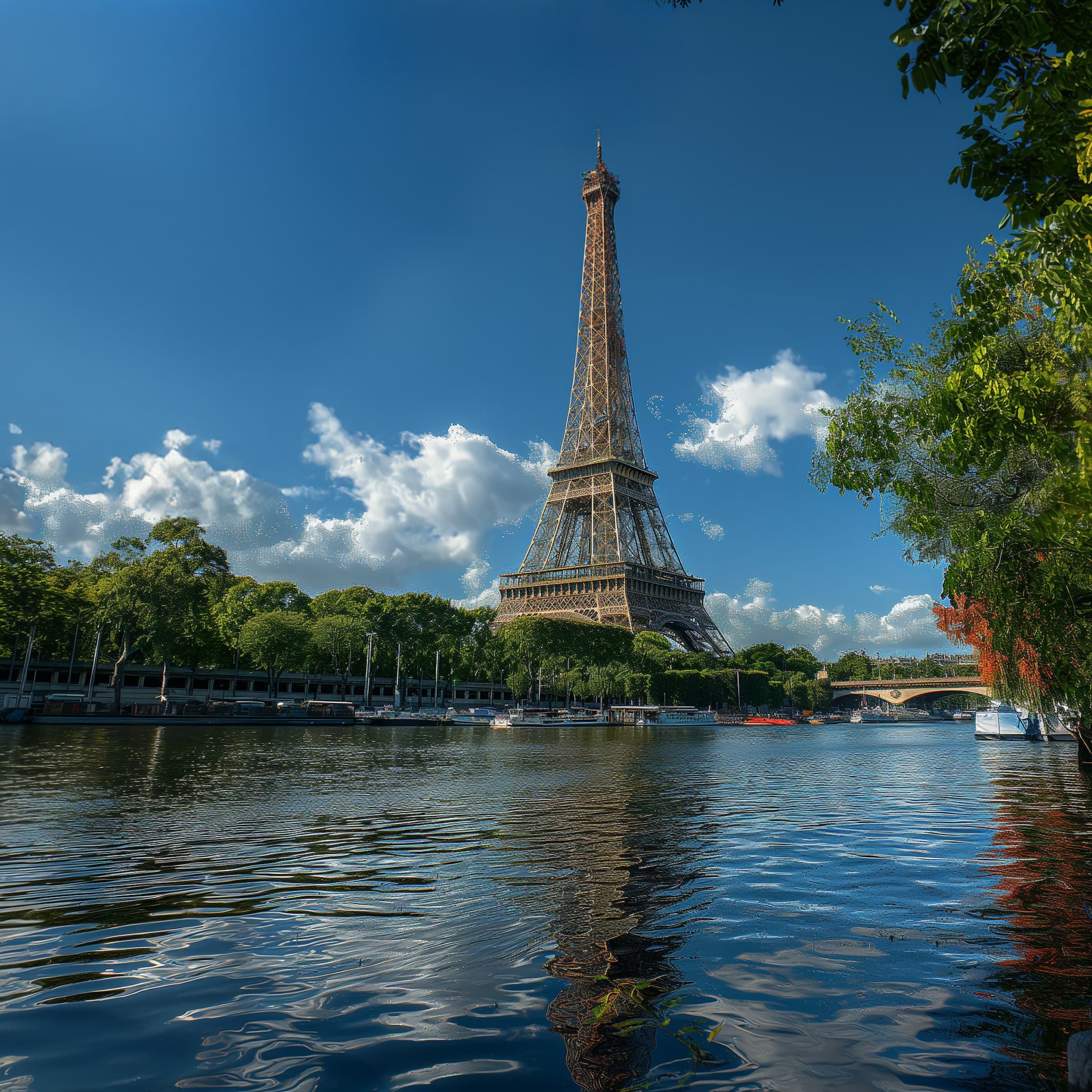 Eiffel Tower background